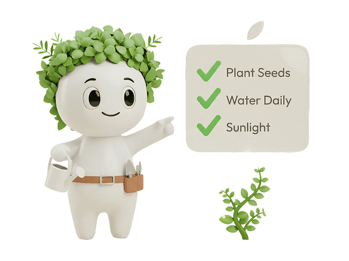Simple, structured growing stages